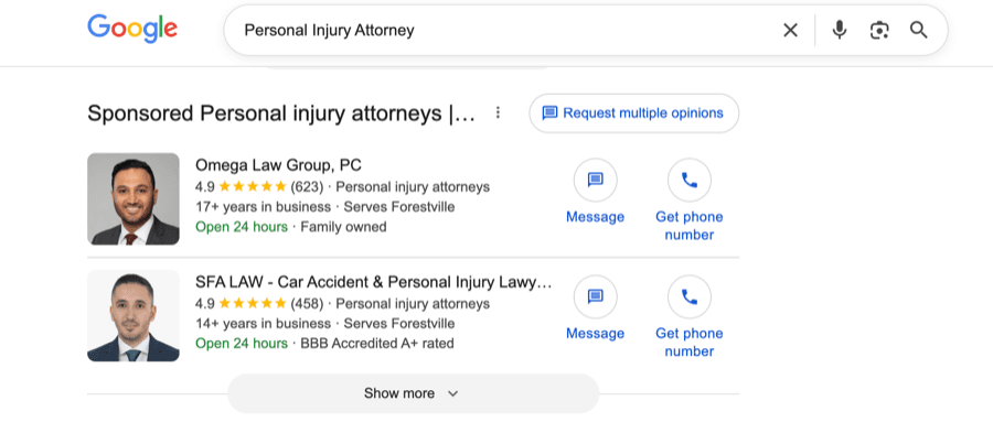 Local Services Ads (LSAs)